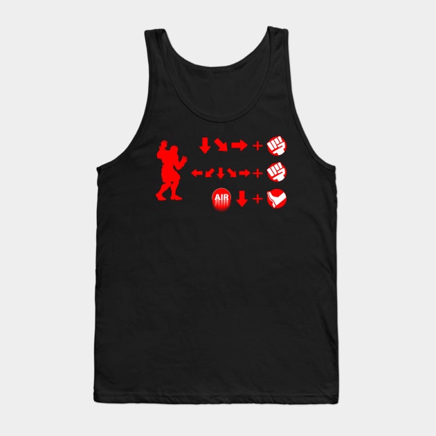 Street Fighter Moves - Dhalsim Tank Top by GuiNRedS